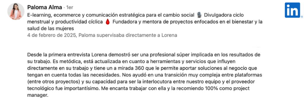Testimonio_Linkedin_Paloma